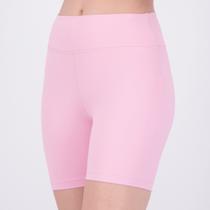 Bermuda Fila Flat Life II Feminina Rosa e Branca Bermuda Fila Flat Life II Feminina Rosa e Branca
