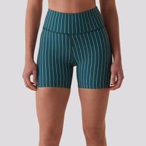 Bermuda Fila Future Sports Pinstripes Flow Feminina Verde