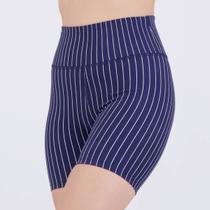 Bermuda Fila Sport Pinstripes Feminina Marinho