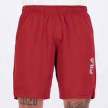 Bermuda Fila Sports Myler 8 Bordô