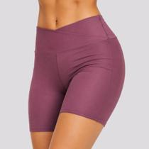 Bermuda Fila Touch Gym Feminina Bordô Bermuda Fila Touch Gym Feminina Bordô