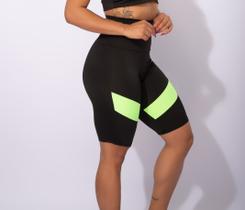 Bermuda Fitness Ciclista Academia Feminina Detalhe Recorte F7 NEW STYLE Bermuda Fitness Ciclista Academia Feminina Detalhe Recorte F7 NEW STYLE