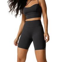 Bermuda fitness ciclista k2b smaili feminina comprida cós largo Bermuda fitness ciclista k2b smaili feminina comprida cós largo
