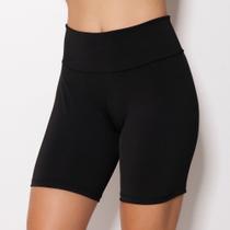 Bermuda Fitness Cintia em Poliplex Cor:PretoTamanho:P