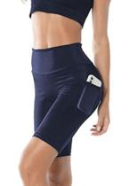 Bermuda Fitness DeMillus Ágil 94157 Marinho Bermuda Fitness DeMillus Ágil 94157 Marinho