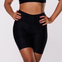 Bermuda Fitness Feminina Meia Coxa Jacquard Poliamida Orbis Cós Alto
