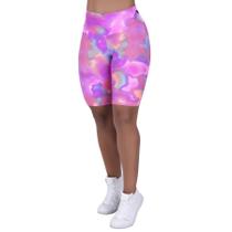 Bermuda fitness feminina suplex light poliamida tie dye orbis