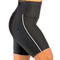 Bermuda Fitness Modeladora Cós Alto com Faixa Moda Feminina