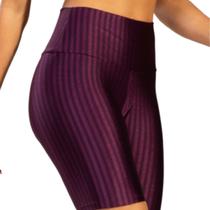 Bermuda Fitness New Zig 3D Bella Fiore Poliamida Cós Alto Academia Treino Moda Feminina