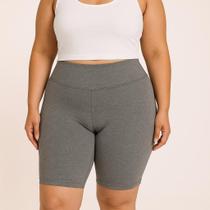 Bermuda Fitness Plus Size Cintura Alta Reforçada Dia A Dia Bermuda Fitness Plus Size Cintura Alta Reforçada Dia A Dia