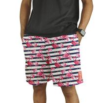 bermuda estampada flamingo