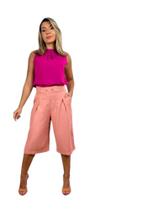 Bermuda Flare Feminina Alfaiataria