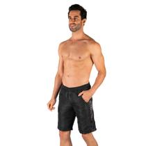 Bermuda Free Ride Poliéster Cabani Sports Estampada Preto Bermuda Free Ride Poliéster Cabani Sports Estampada Preto