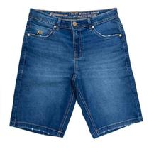 Bermuda Free Surf Walk Jeans Wave Denin Jeans Escuro
