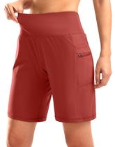 Bermuda G Gradual de cintura alta de 23 cm com bolsos com zíper