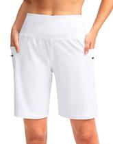 Bermuda G Gradual, de cintura alta, para mulheres, brancos, 3GG Bermuda G Gradual, de cintura alta, para mulheres, brancos, 3GG