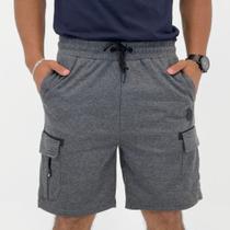 Bermuda Gangster de Moletom Cargo Masculina