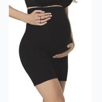 Bermuda Gestante Cintura Alta Cotton Mondress 20020E Plus Size