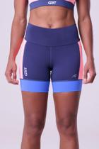 Bermuda grit bossa 15cm azul noite/coral fluor/azul puro Bermuda grit bossa 15cm azul noite/coral fluor/azul puro