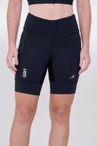 Bermuda Grit Bossa 7 Bolsos 18cm Preta