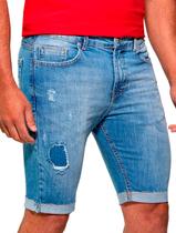 Bermuda Guess Jeans Masculina Cerzido Stone Clara Bermuda Guess Jeans Masculina Cerzido Stone Clara