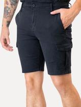 Bermuda Guess Masculina Cargo Sarja Azul Escuro Bermuda Guess Masculina Cargo Sarja Azul Escuro