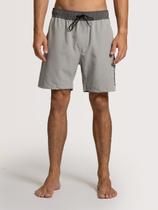 Bermuda Hang Loose Elástico Neo Cinza Com Bolsos Original