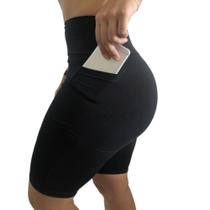 Bermuda Heide Ribeiro Fit Bolso para Dispositivos