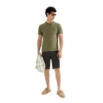 Bermuda Hering Básica Masculina Chino Verde