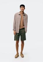 Bermuda Hering Reta Em Sarja Masculina