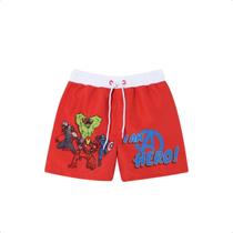 Bermuda Infantil Avengers Marvel UV Menino 1 ao 4 anos - Bermuda Infantil Avengers Marvel UV Menino 1 ao 4 anos -