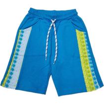 Bermuda infantil cata vento moletom sem felpa - tam. 08 - azul Bermuda infantil cata vento moletom sem felpa - tam. 08 - azul