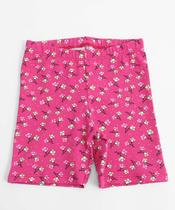 Bermuda Infantil Ciclista Flores Marisa Tam 1 a 3 Rosa-66232