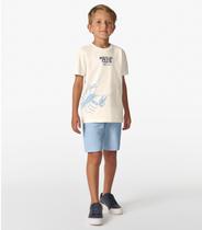 Bermuda Infantil Com Bolsos E Cadarço Trick Nick Azul Bermuda Infantil Com Bolsos E Cadarço Trick Nick Azul