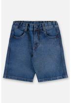 Bermuda Infantil em Jeans e Elastano Up Baby