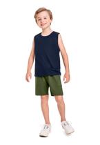 Bermuda Infantil em Moletom para Menino Bee Loop