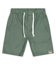 Bermuda Infantil Em Sarja Twill Trick Nick Verde