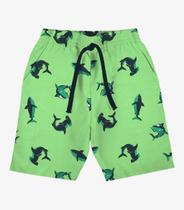 Bermuda Infantil Estampa Tubarão Rovi Kids Bermuda Infantil Estampa Tubarão Rovi Kids