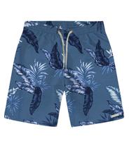 Bermuda Infantil Folhagem Rovitex Kids Azul Bermuda Infantil Folhagem Rovitex Kids Azul