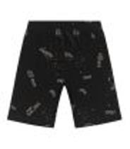 Bermuda Infantil Frases Rovitex Kids Preto Bermuda Infantil Frases Rovitex Kids Preto