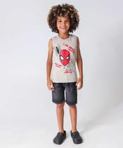 Bermuda Infantil Jeans Bolso Tam 04 a 08 Azul-27109