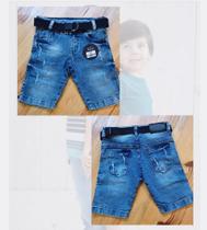 Bermuda infantil jeans masculina Prisma