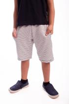 Bermuda Infantil/Juvenil Masculina Listras Finas Bermuda Infantil/Juvenil Masculina Listras Finas