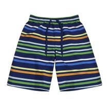 Bermuda Infantil Masculina Listrada Colorida 3 Anos - Basic + Bermuda Infantil Masculina Listrada Colorida 3 Anos - Basic +