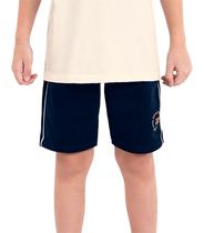 Bermuda Infantil Masculina Moletinho Rovi Kids Azul