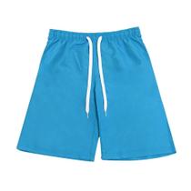 Bermuda Infantil Masculino Lisa Azul 4 Anos Basic+ Bermuda Infantil Masculino Lisa Azul 4 Anos Basic+