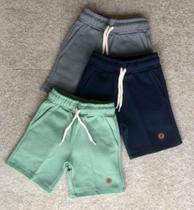 Bermuda Infantil Masculino Moletom Flanelado com Bolso Frontal Bermuda Infantil Masculino Moletom Flanelado com Bolso Frontal