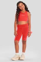 Bermuda infantil menina esportiva Brandili Active