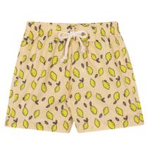 Bermuda Infantil Menino Amarela Limão Nini & Bambini Bermuda Infantil Menino Amarela Limão Nini & Bambini