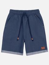Bermuda Infantil Menino Azul Jeans Escuro Divertto
